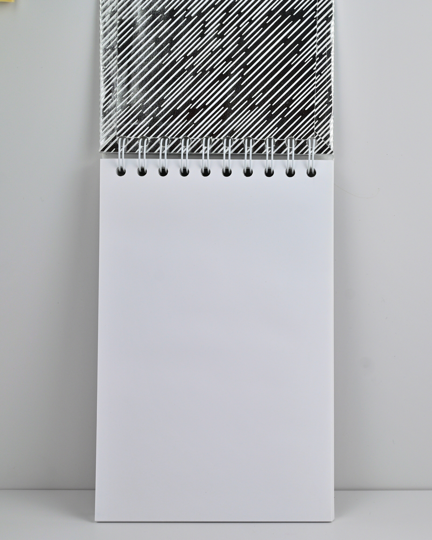 Silver Rain Notebook | Blank Page Journal | Stylish Stationery | Creative Notebook