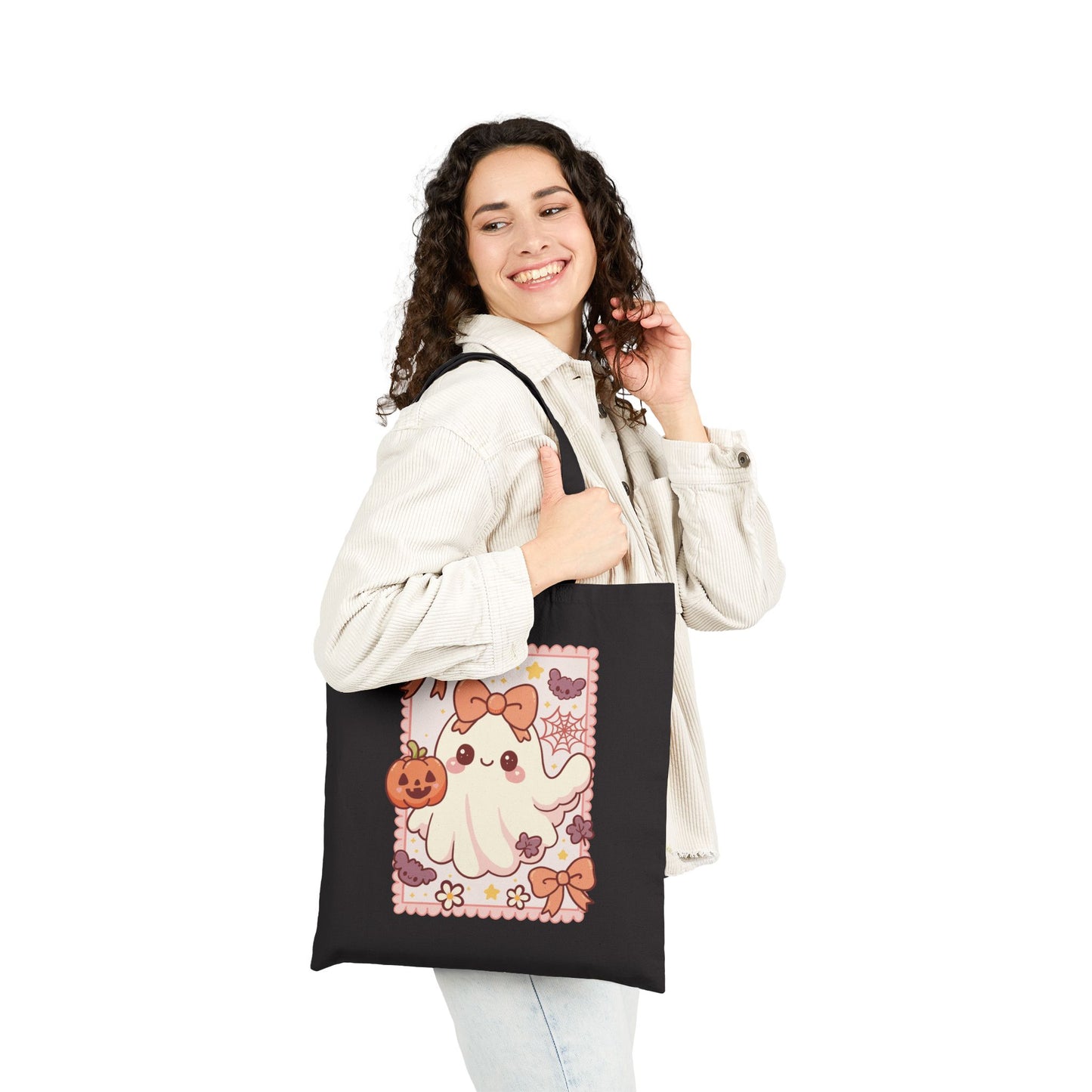 Cute Halloween Ghost Tote Bag