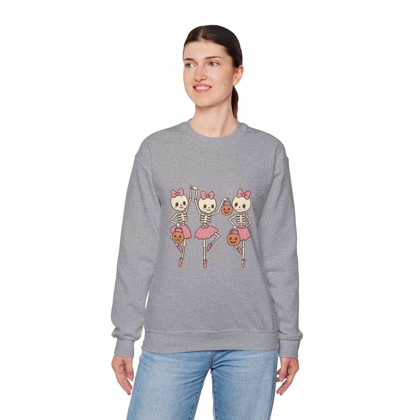 Halloween Skeleton Ballerina Sweatshirt