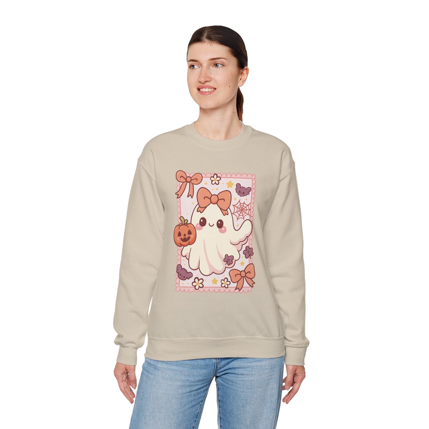 Ghostly Girly Crewneck Sweatshirt