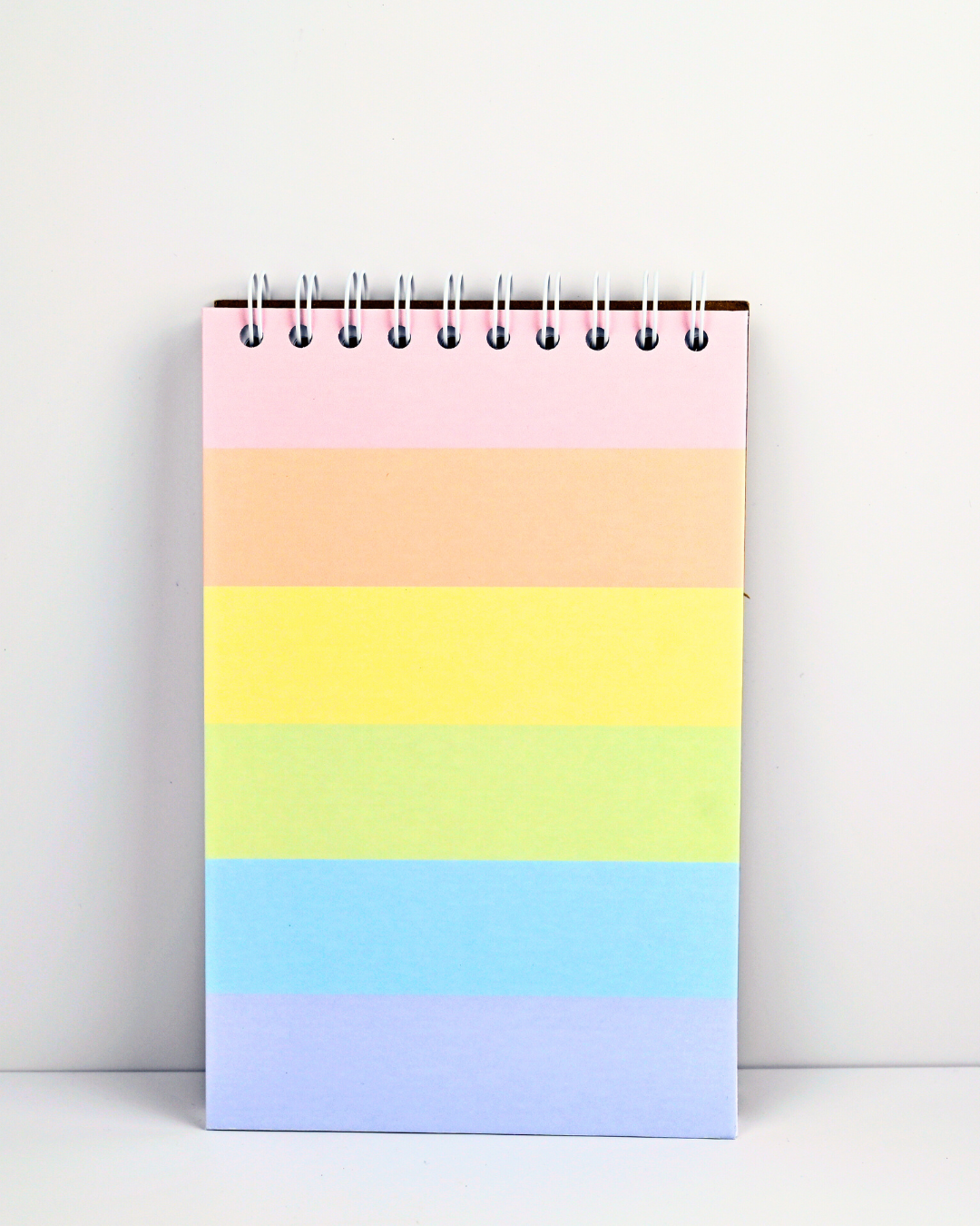 Rainbow Notebook | Unlined Spiral Notebook | Colorful Journal | Aesthetic Stationery | Creative Writing Notebook