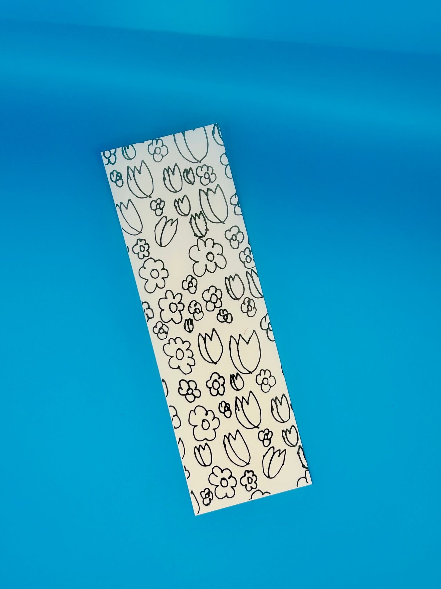 Color Me Bookmark - Lily’s Flowers