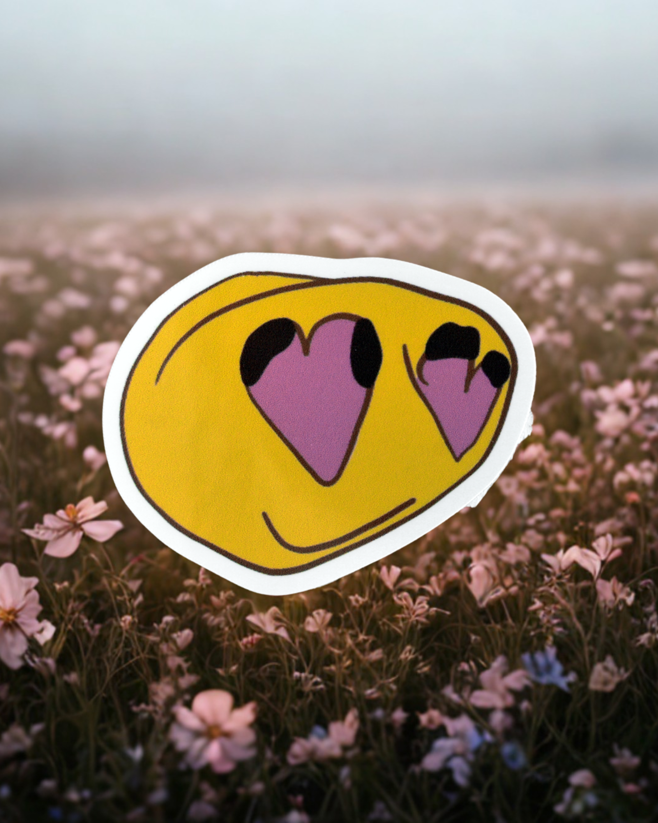 Happy Hearts Sticker ā Made By Luna