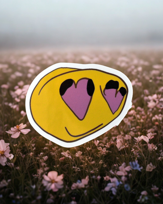 Happy Hearts Sticker – Made By Luna