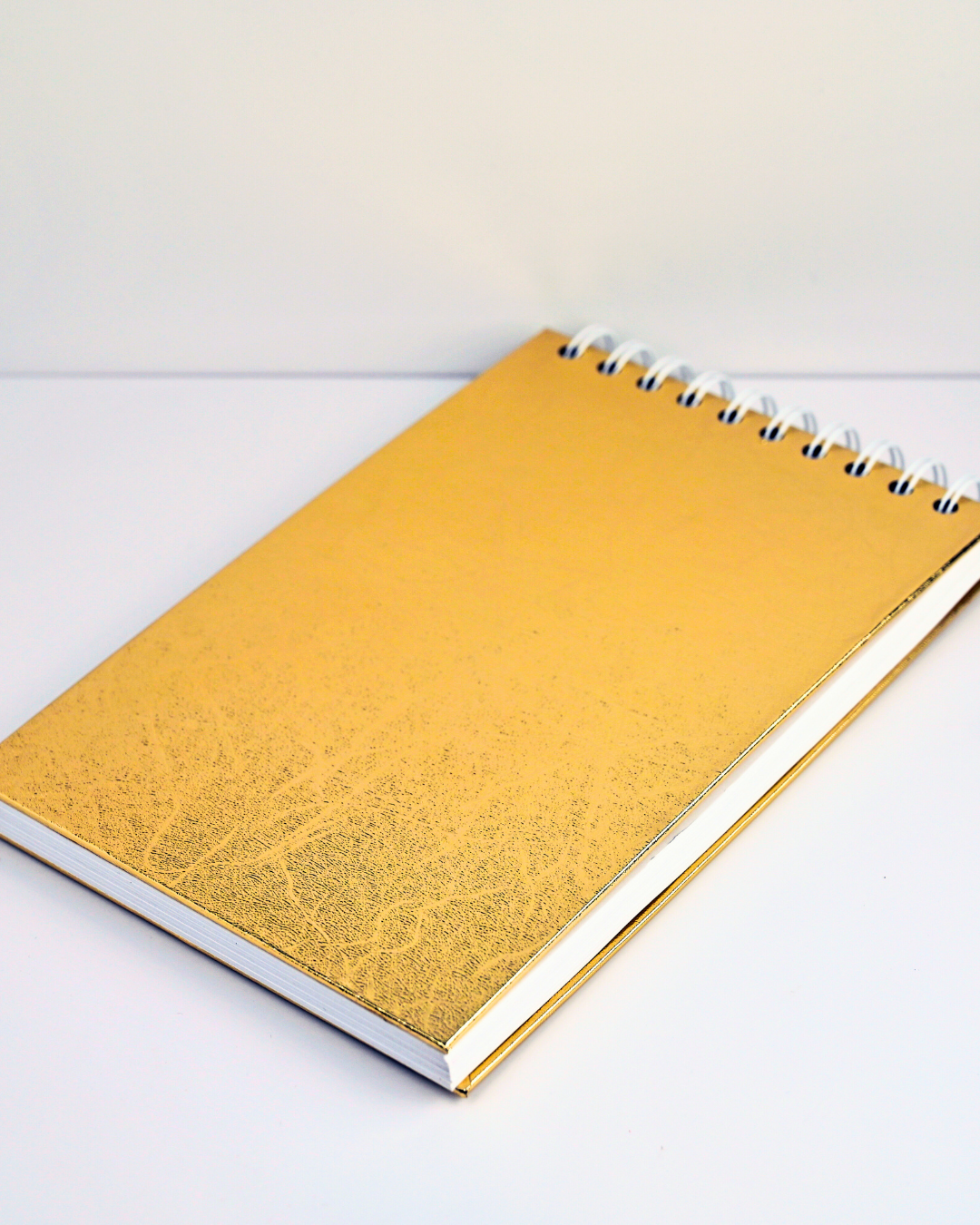Gold Notebook | Stylish Stationery | Functional Notebook | Chic Office Supplies