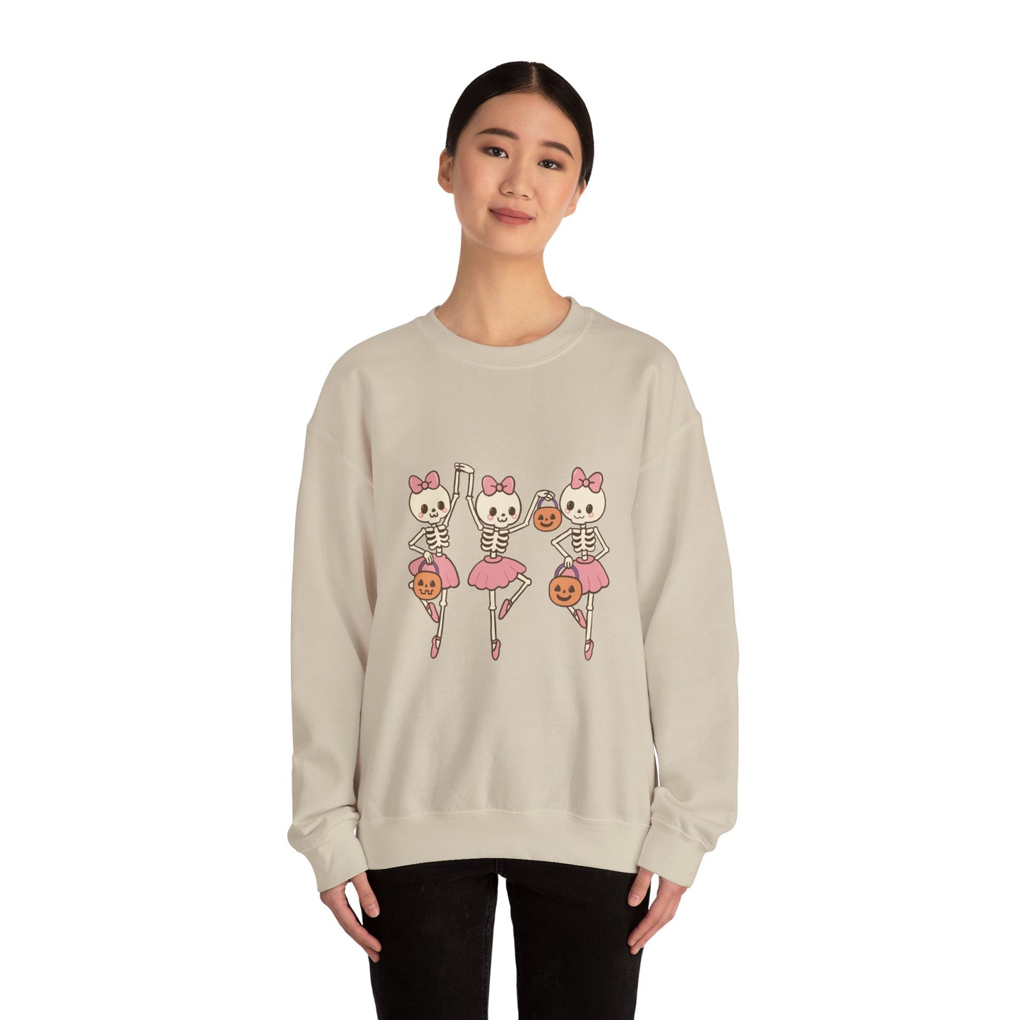 Halloween Skeleton Ballerina Sweatshirt