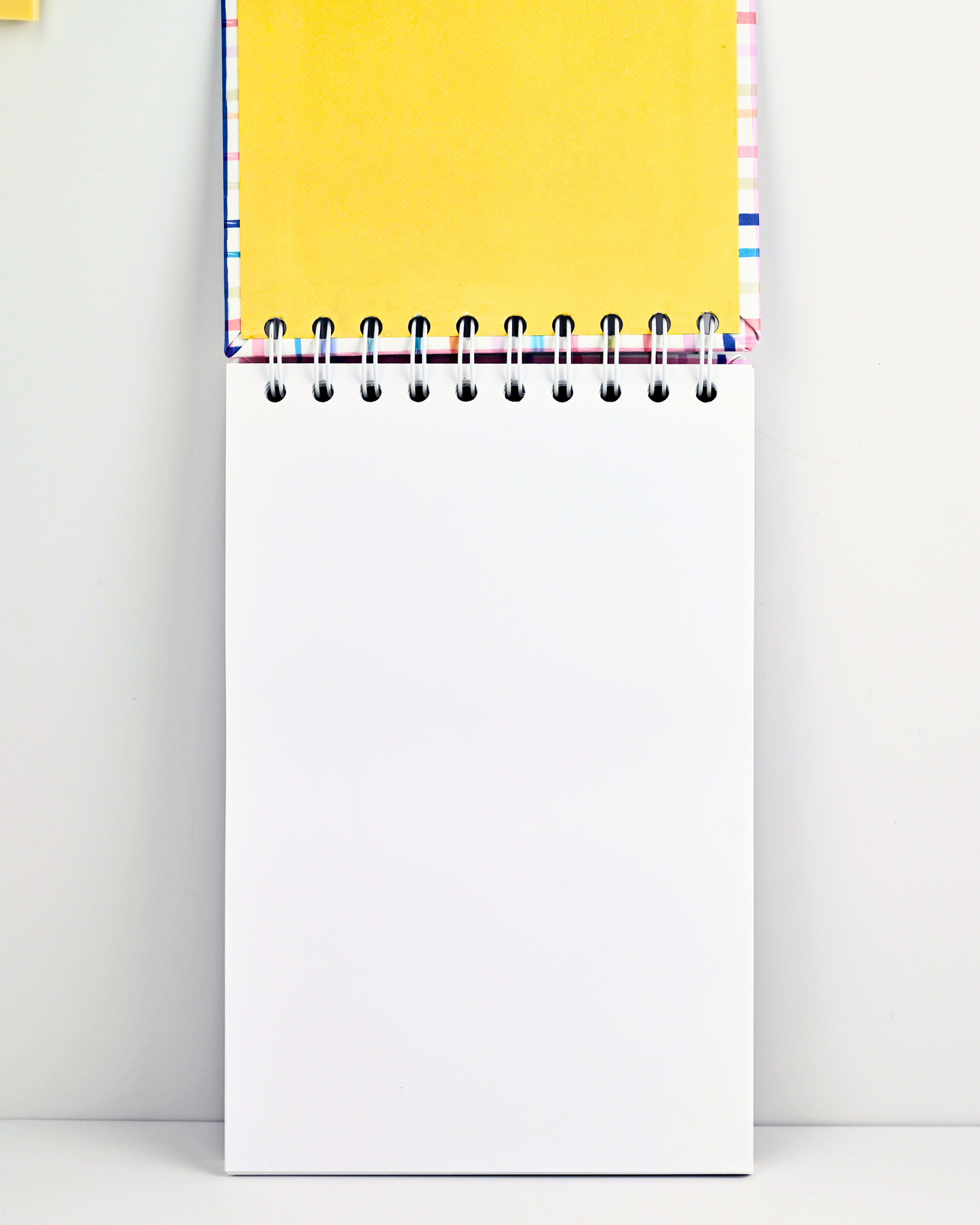 Multi Color Plaid Notebook | Colorful Stationery | Blank Writing Journal | Stylish Notebook