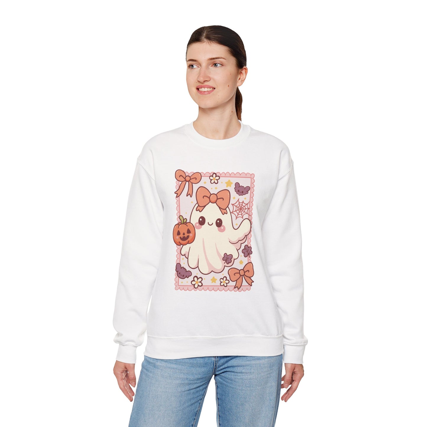 Ghostly Girly Crewneck Sweatshirt