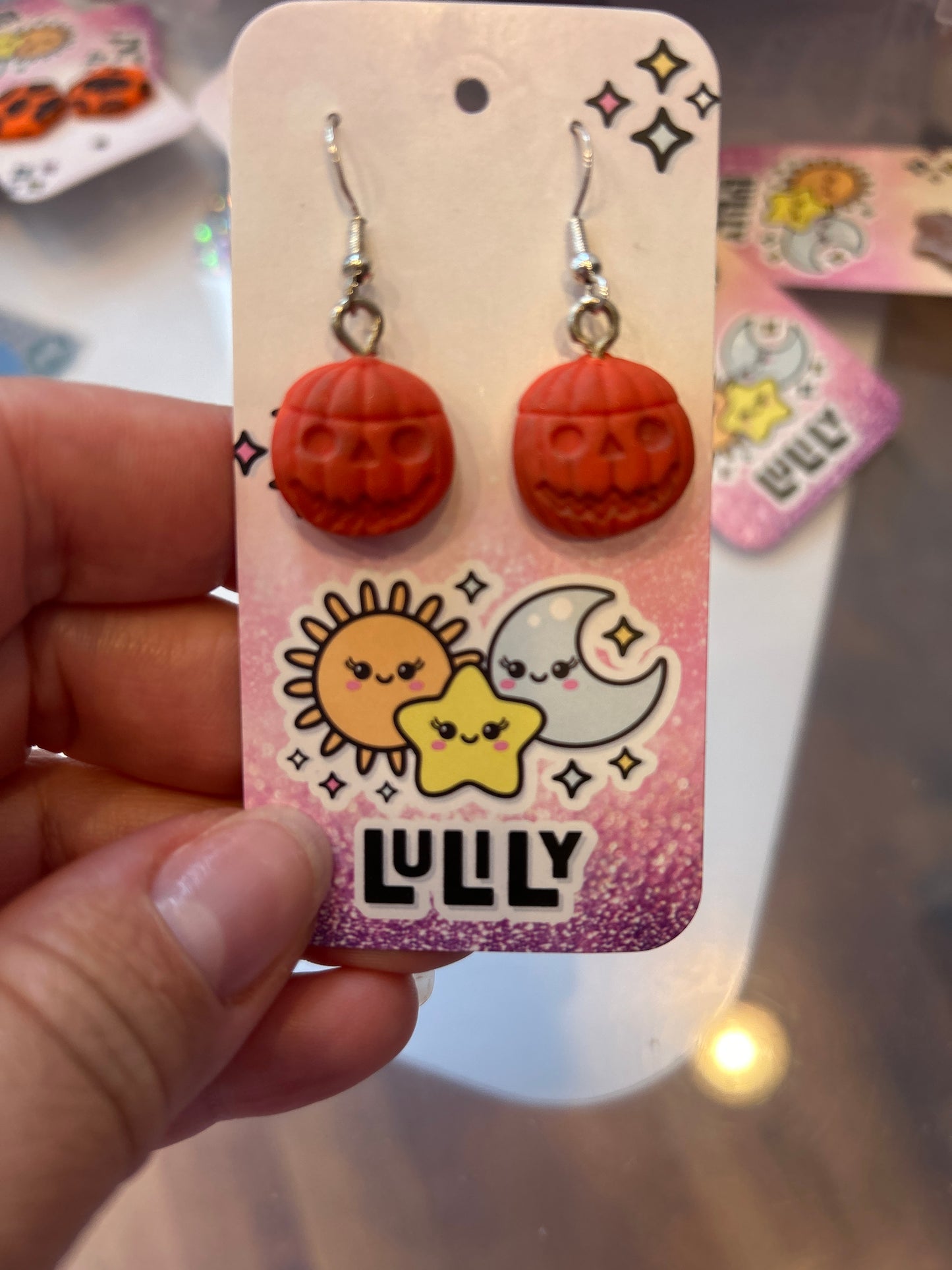 Dirty Pumpkin Dangle Earrings