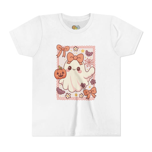 Kawaii Halloween Cute Girly Ghost T-Shirt 👻🎀