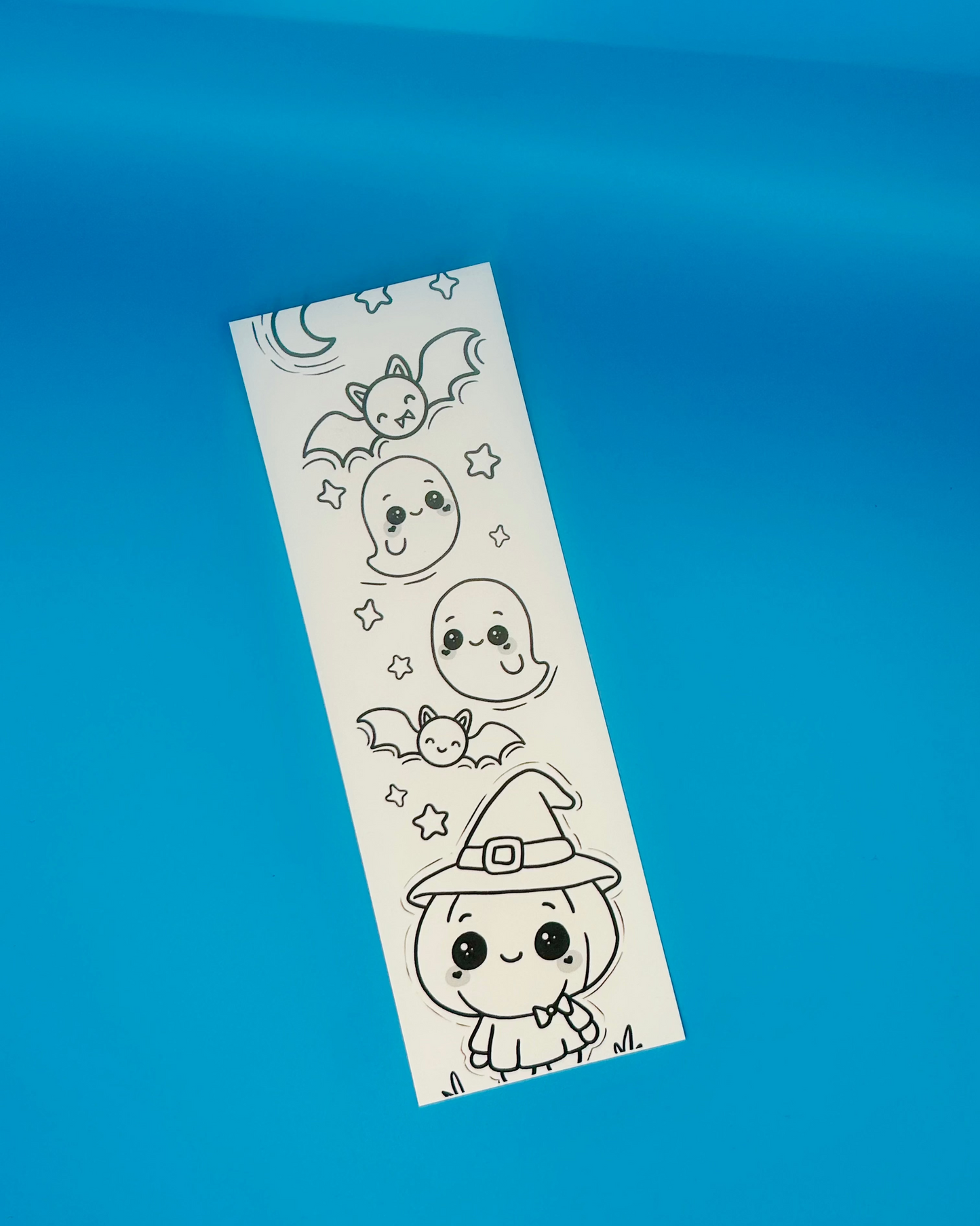 Color Me Bookmark - Halloween