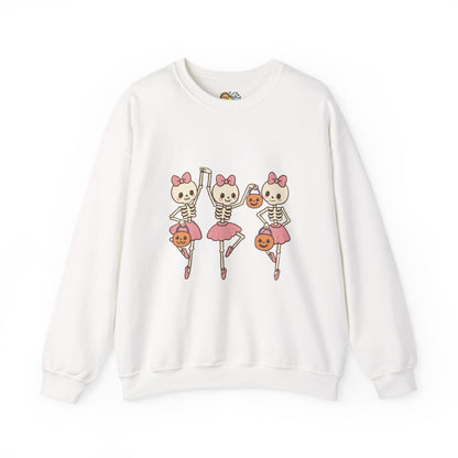 Halloween Skeleton Ballerina Sweatshirt