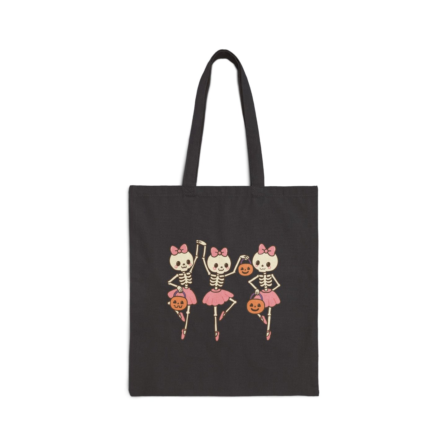 Cute Skeleton Ballerina Tote Bag