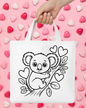Daddy and Me DIY Mini Tote Bag Paint Kit