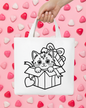 Daddy and Me DIY Mini Tote Bag Paint Kit