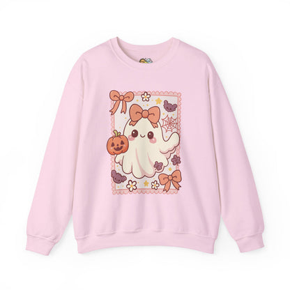 Kawaii Halloween Cute Girly Ghost Sweatshirt 👻🎀