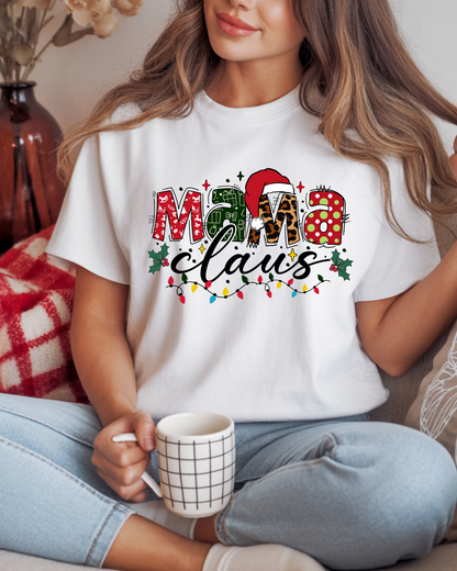 🎄 Mama Claus Christmas White T-Shirt 🎅✨