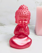 Handmade Pink Praying Buddha Statue – A Symbol of Greeting & Tranquility 🌸