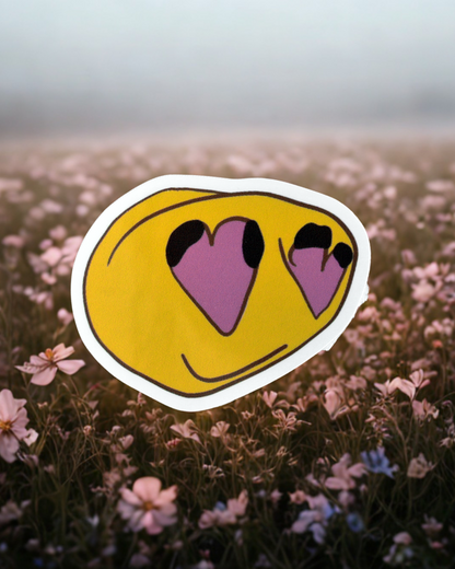 Happy Hearts Sticker – Made By Luna