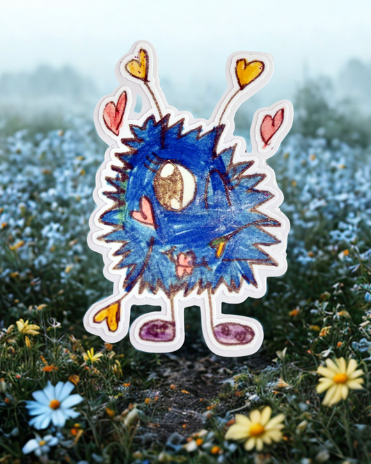 Love Puff Vinyl Sticker – Made By Lily