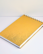 Gold Notebook | Stylish Stationery  | Functional Notebook | Chic Office Supplies