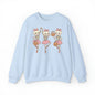Dancing Ballerina Skeletons Halloween Sweatshirt 💀🎀🎃