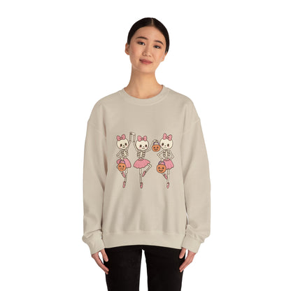 Halloween Skeleton Ballerina Sweatshirt