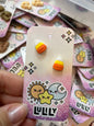 Small Candy Corn Stud Earrings