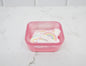 Pink Frosted Resin Organizer Dish ✨