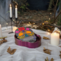 Hand-Painted Iridescent Sugar Skull Organizer
