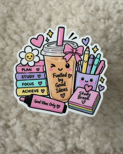 Fuelled by Good Ideas Die-Cut Sticker – School Cuties