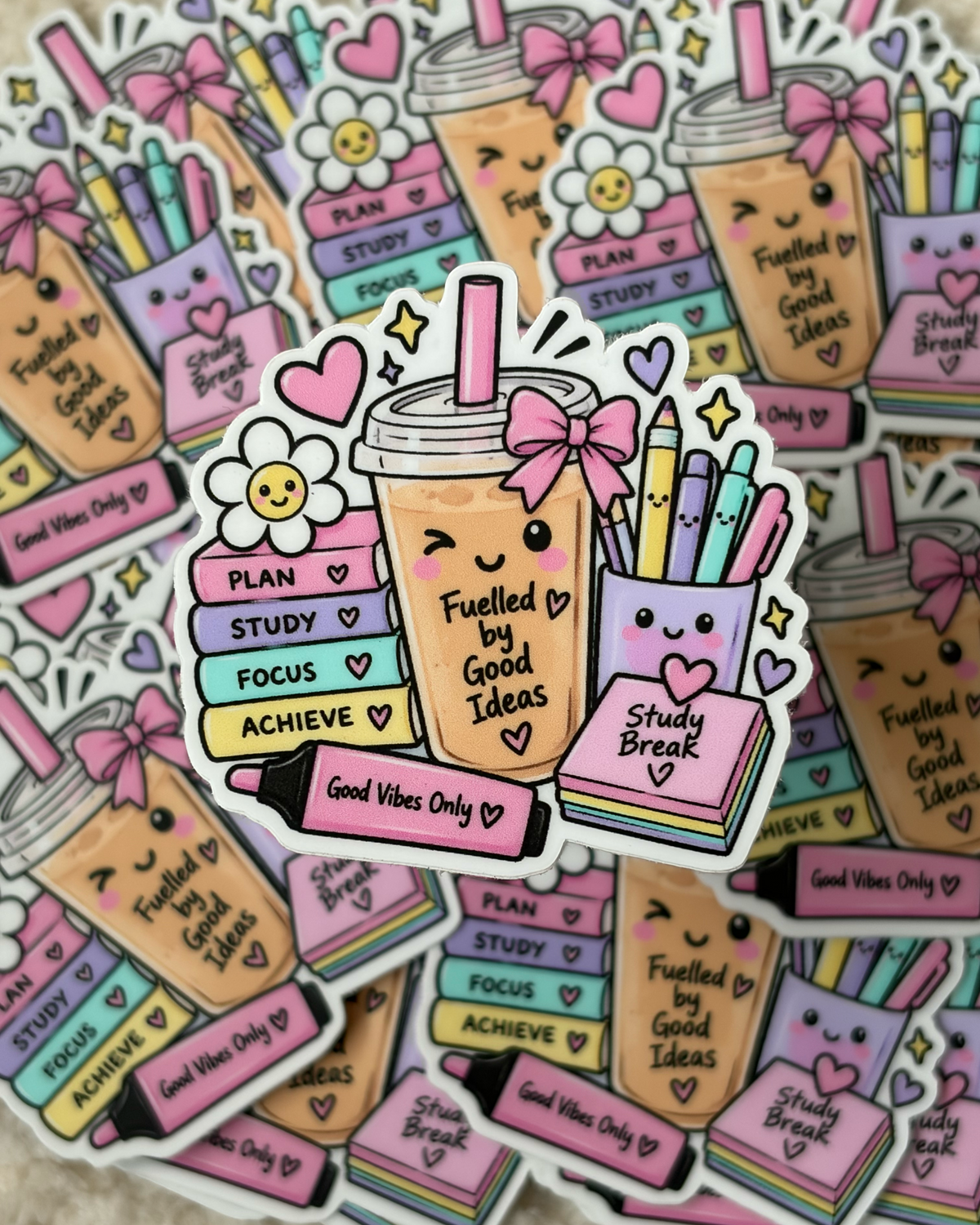 Fuelled by Good Ideas Die-Cut Sticker – School Cuties
