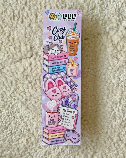 LULILY Cozy Club Bookmark