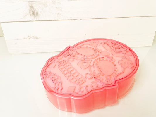 Pink Sugar Skull Desk Organizer
