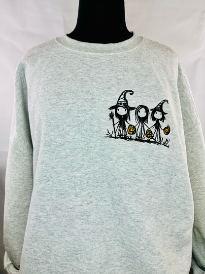 Three Little Witches Halloween Sweatshirt