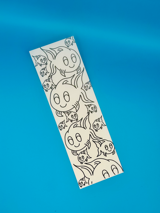 Color Me Bookmark - Goldfish
