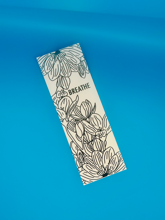 Color Me Bookmark - Breathe