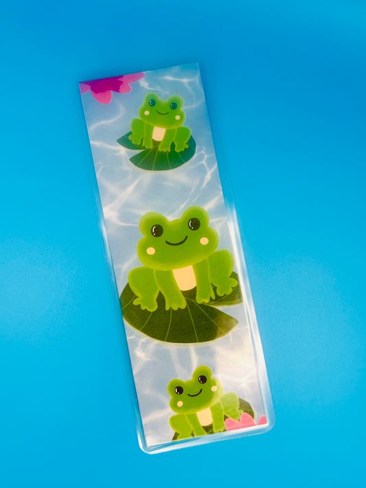 Lily Pads & Frogs Bookmark