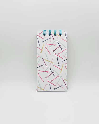 bobby pins notepad