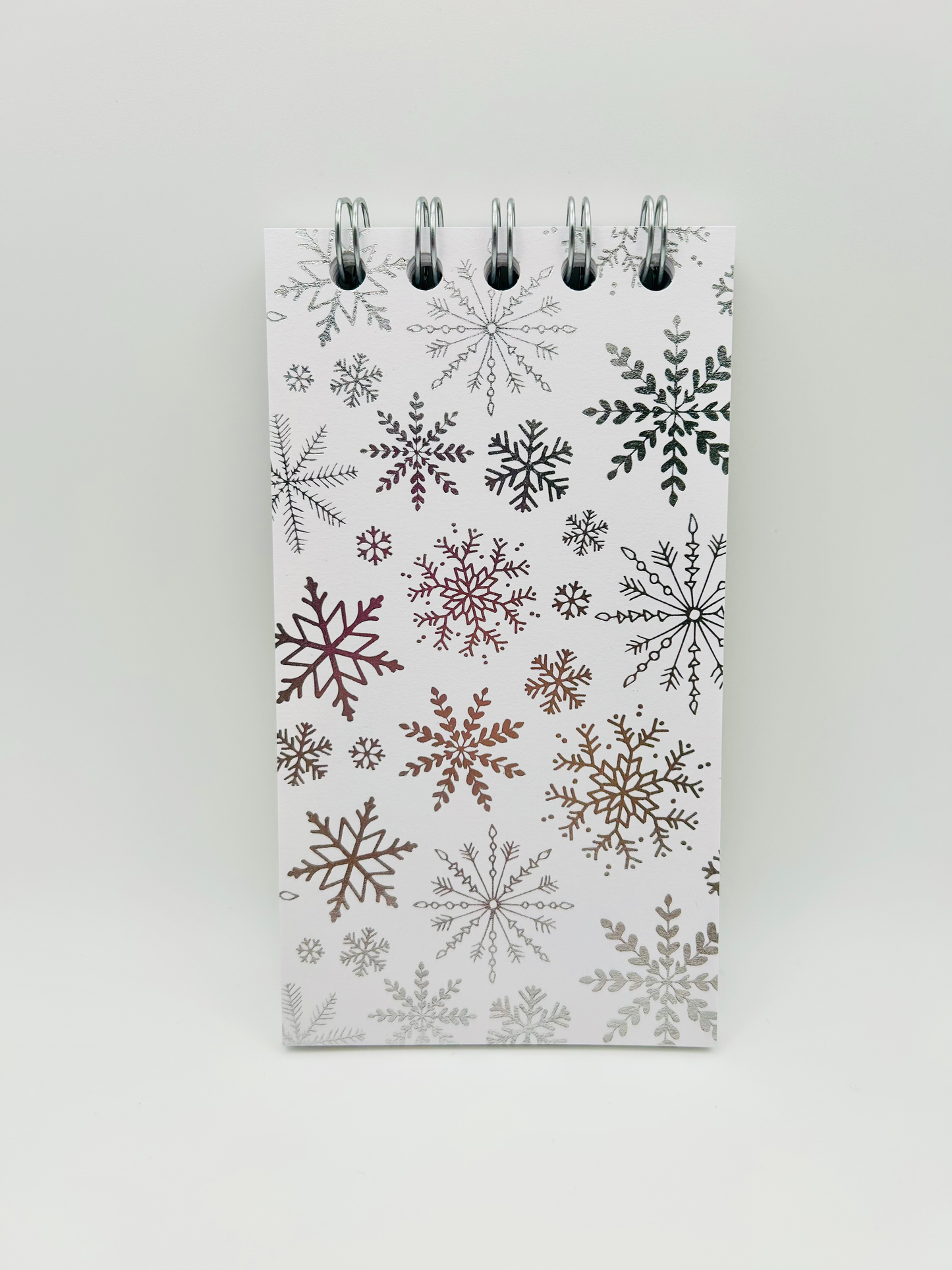 Silver Snowflakes Notepad
