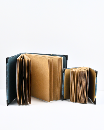 Midnight Teal Nature Sketchbook Set