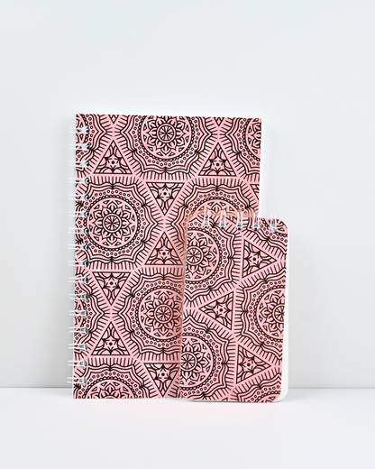 Tribal Notebook Medium with Mini Notepad Set