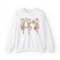 Dancing Ballerina Skeletons Halloween Sweatshirt 💀🎀🎃