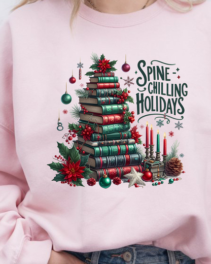 📚 Spine Chilling Holidays Sweatshirt 🎄