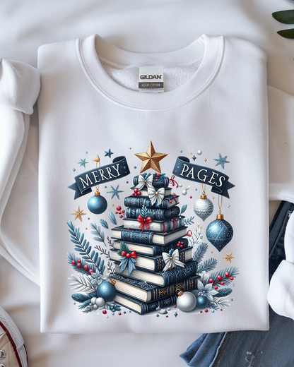 📚 Merry Pages Sweatshirt 🎄