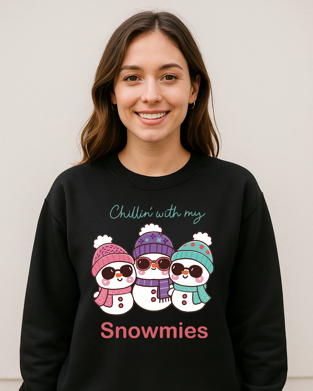Chillin’ With My Snowmies Crewneck Sweatshirt ⛄❄️