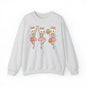 Dancing Ballerina Skeletons Halloween Sweatshirt 💀🎀🎃