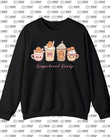 Gingerbread Ready Crewneck Sweatshirt 🍪✨