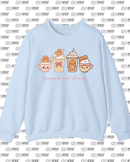 Gingerbread Ready Crewneck Sweatshirt 🍪✨