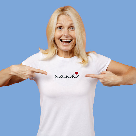 Nana T-Shirt with Heart – A Sweet Gift for Grandma